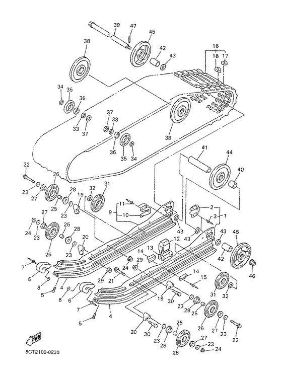 Track suspension 1