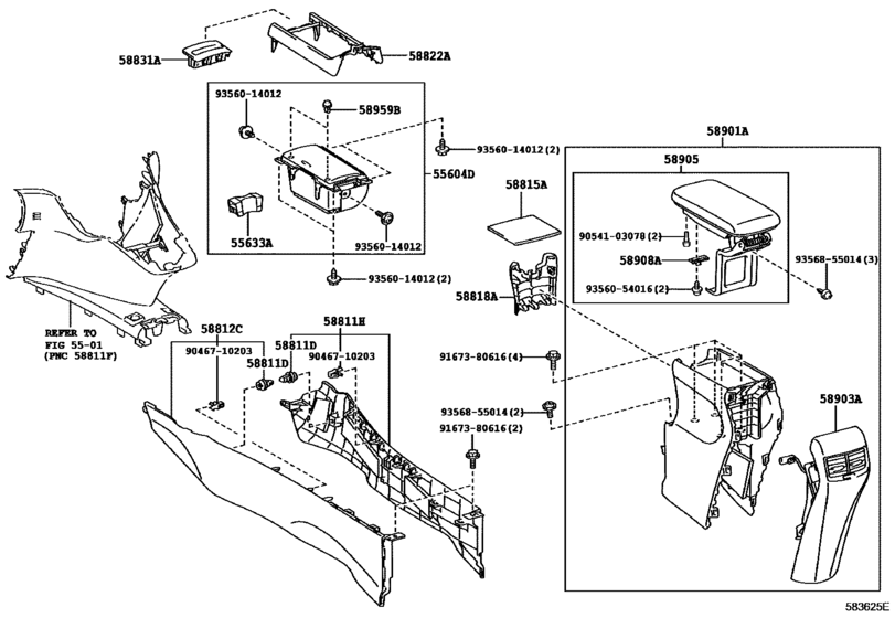 Console Box & Bracket