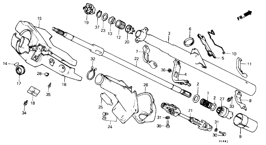 Steering column