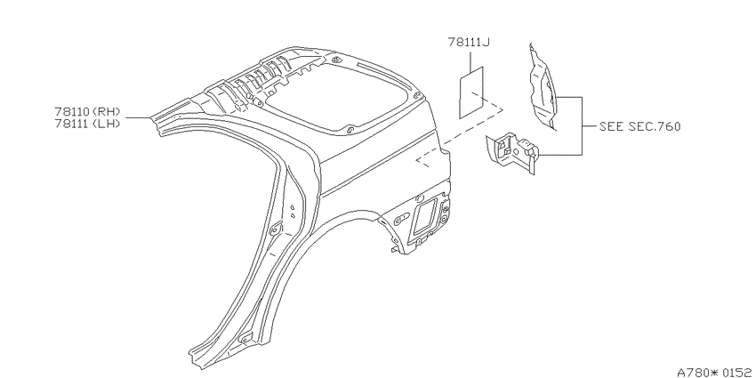 Rear fender & fitting