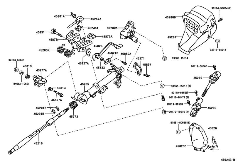 Steering Column & Shaft