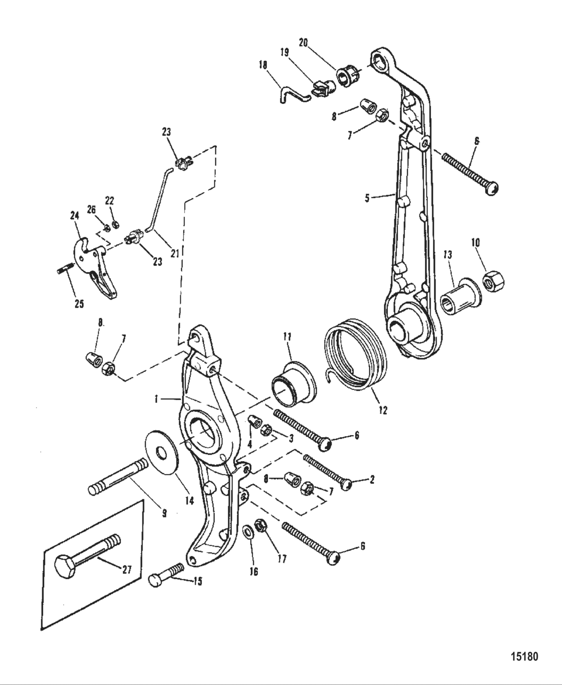 Throttle And Linkage for Mercury-Mercruiser 100 | sales region ...