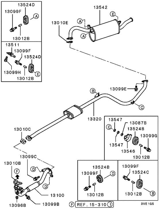 Exhaust pipe & muffler