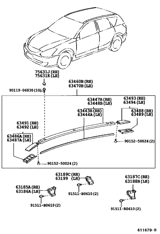 Roof Panel & Back Window Glass