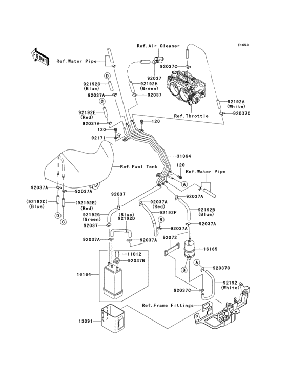 Fuel evaporative system(ca)