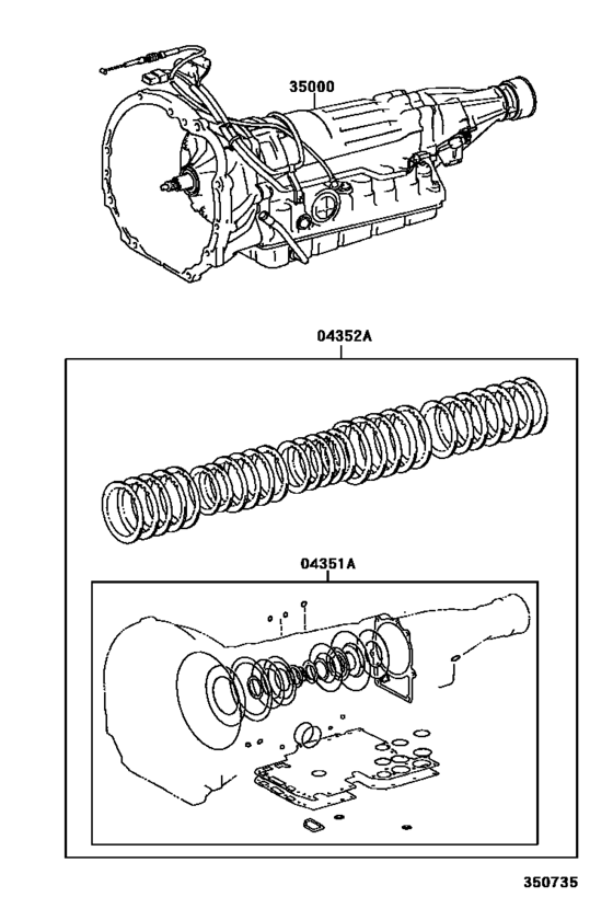 Transaxle Or Transmission Assy & Gasket Kit (Atm)