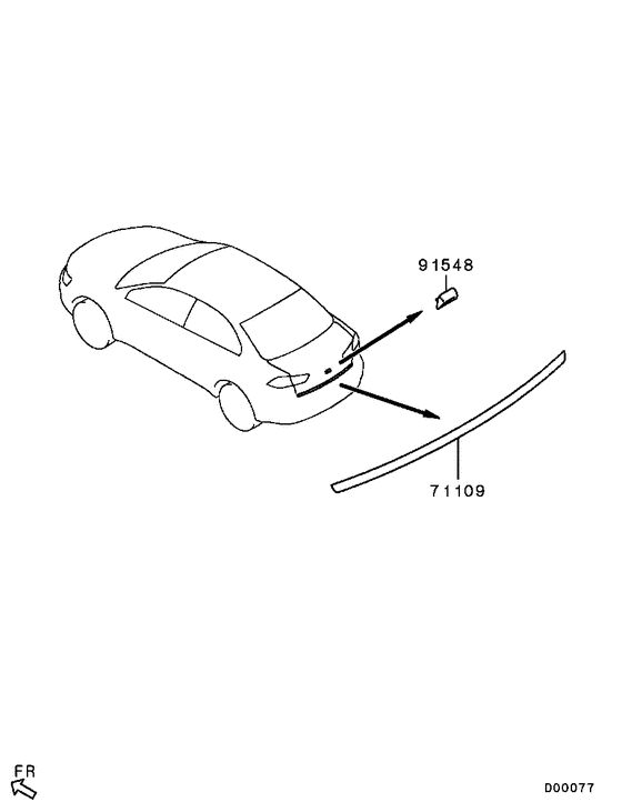 Rear garnish & moulding