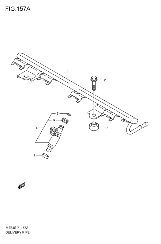 delivery pipe / fuel injector