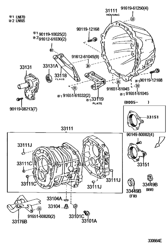 Clutch Housing & Transmission Case (Mtm)