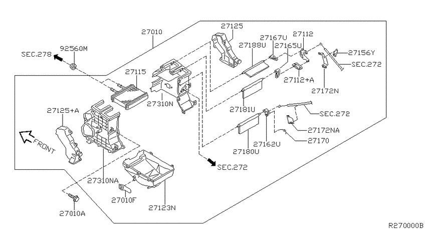 Heater & blower unit