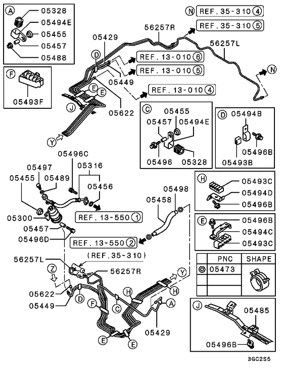 Fuel line & vapor gas control