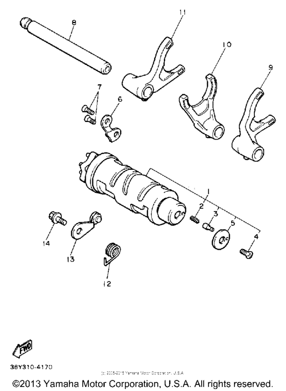 Shift Cam & Fork