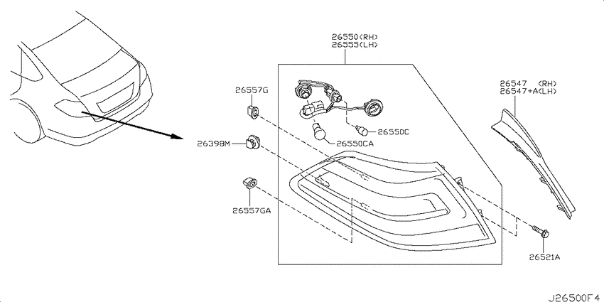 Rear combination lamp