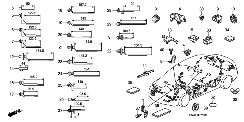 Harness band/bracket
