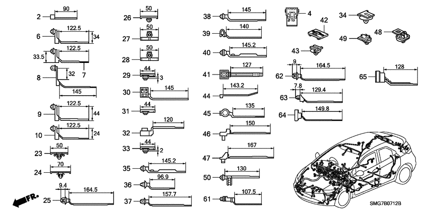 Harness band/bracket