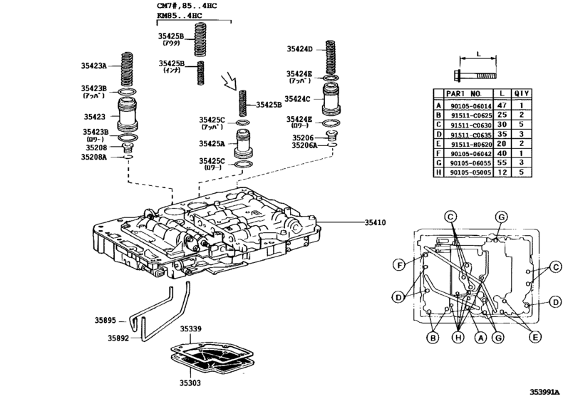 Valve Body & Oil Strainer (Atm)