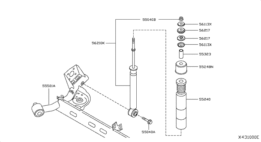 Rear suspension