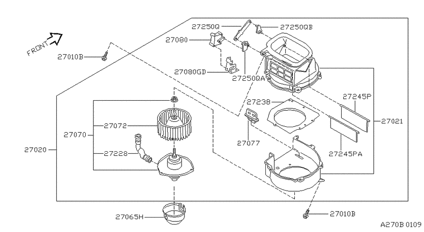 Heater & blower unit