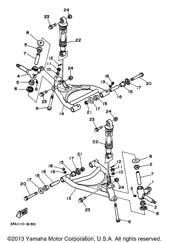 Front suspension - wheel