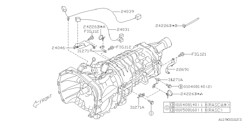 Mt, transmission harness