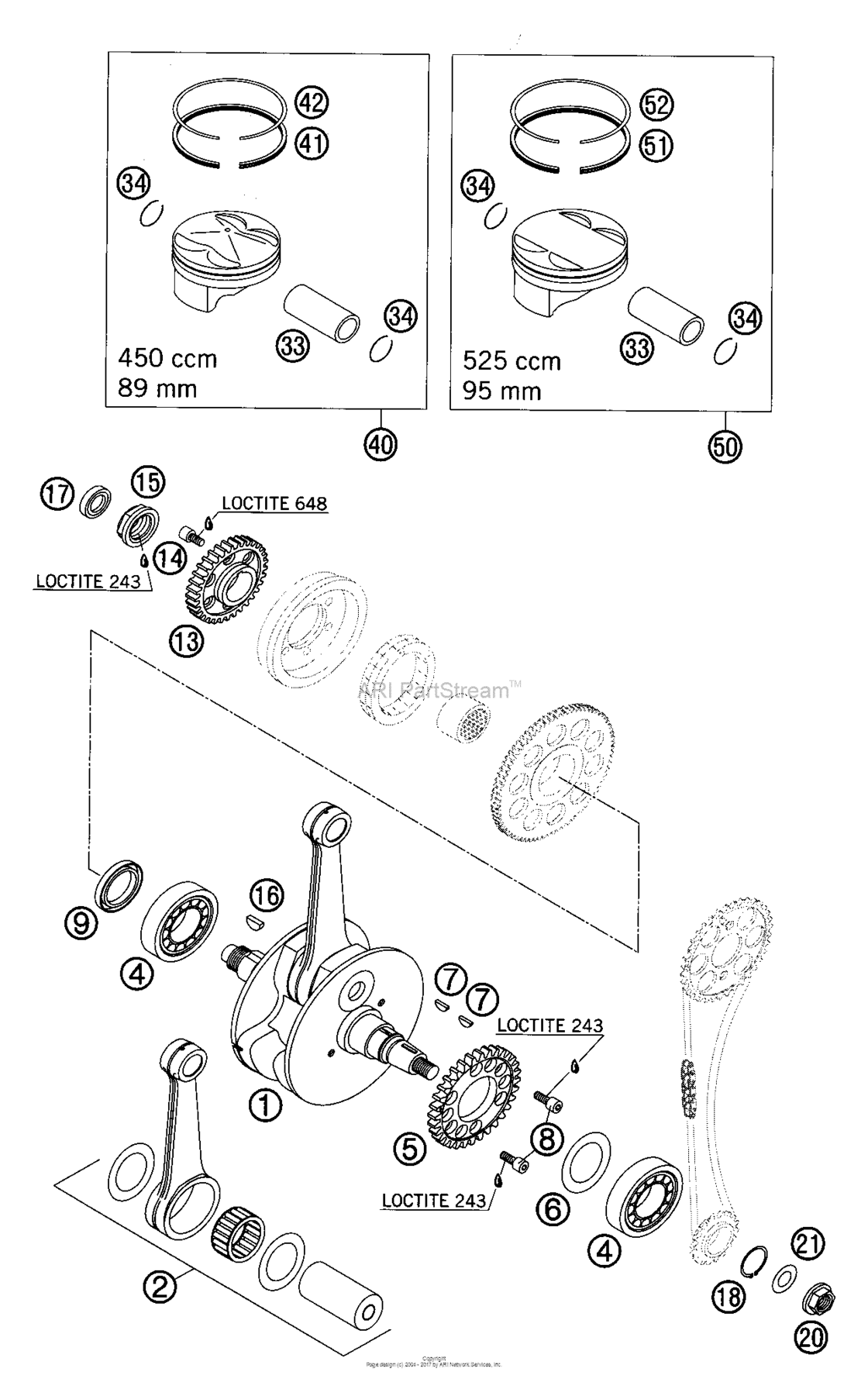 Crankshaft - Piston