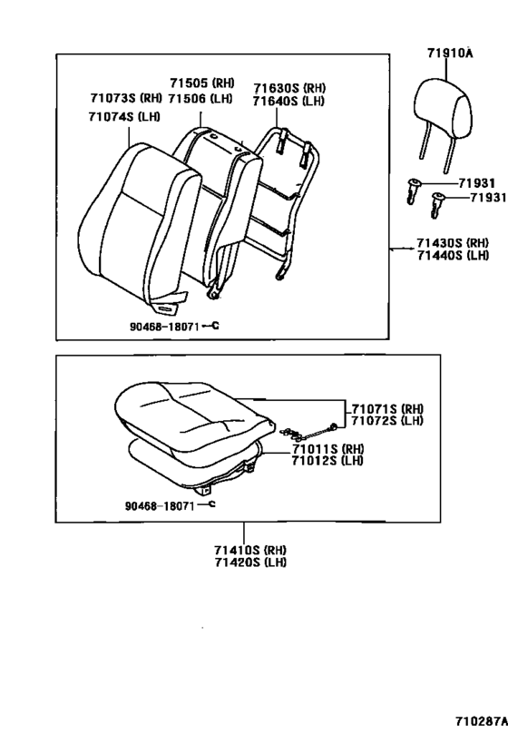 Front Seat & Seat Track