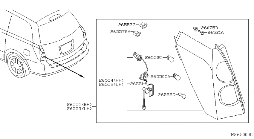 Rear combination lamp
