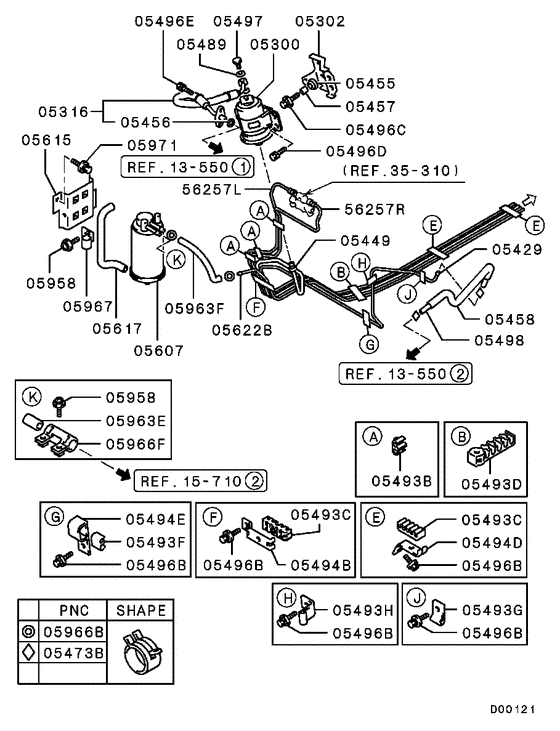 Fuel line & vapor gas control