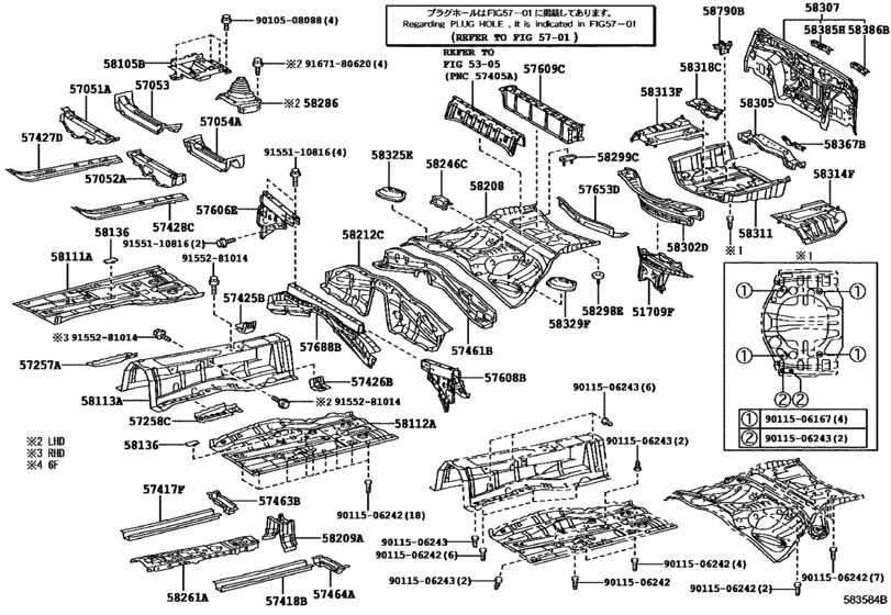 Floor Pan & Lower Back Panel