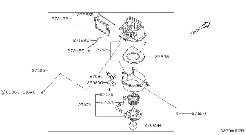Heater & blower unit