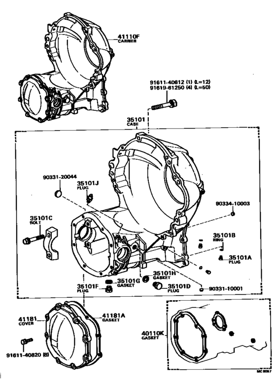 Front Axle Housing & Differential