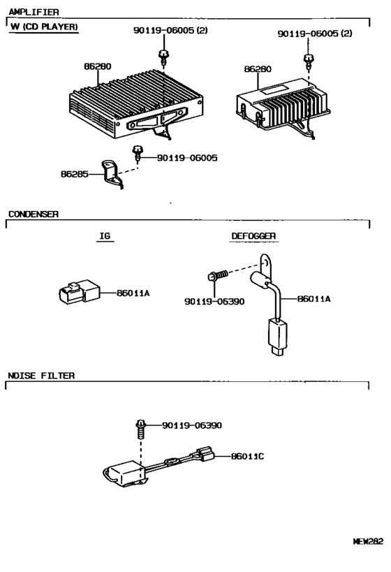 Radio Receiver & Amplifier & Condenser