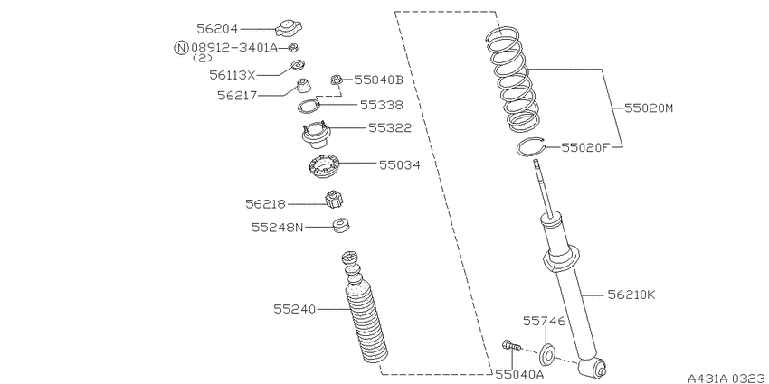 Rear suspension