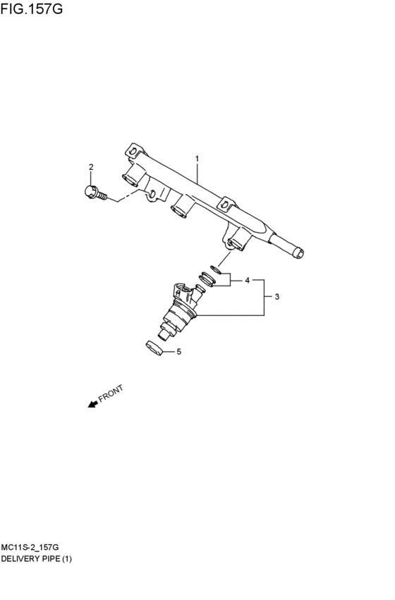 delivery pipe / fuel injector