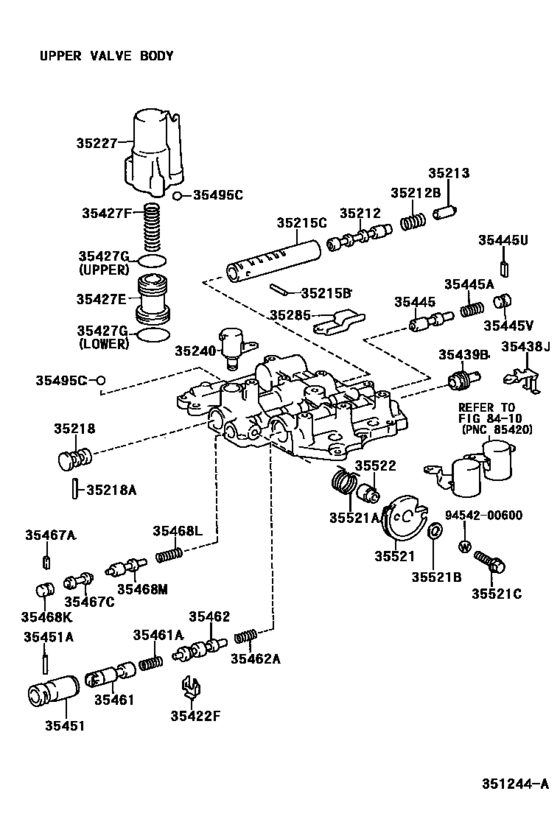 Valve Body & Oil Strainer (Atm)