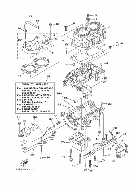 Cylinder & crankcase