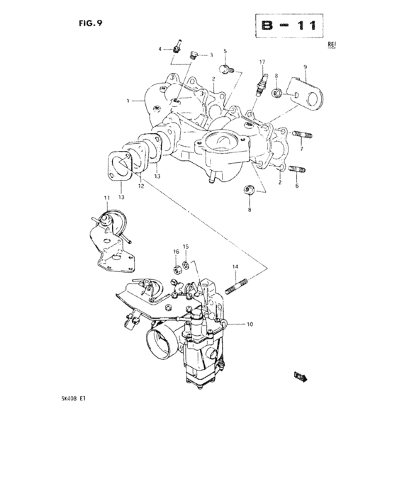 Intake manifold and carburetor