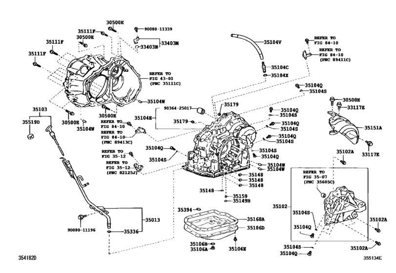 Transmission Case & Oil Pan (Atm)