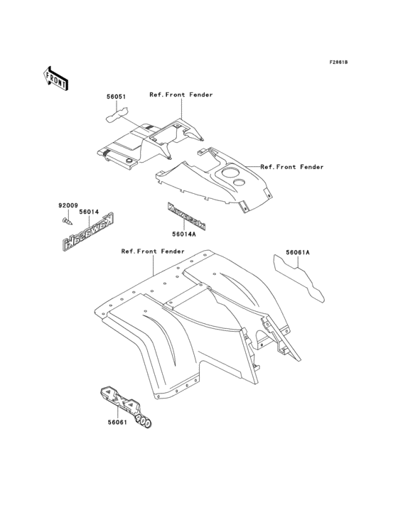 Decals(green)(klf400-b5)
