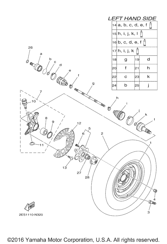 Front wheel