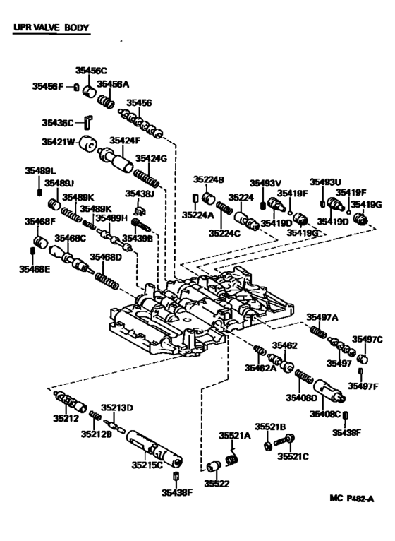Valve Body & Oil Strainer (Atm)