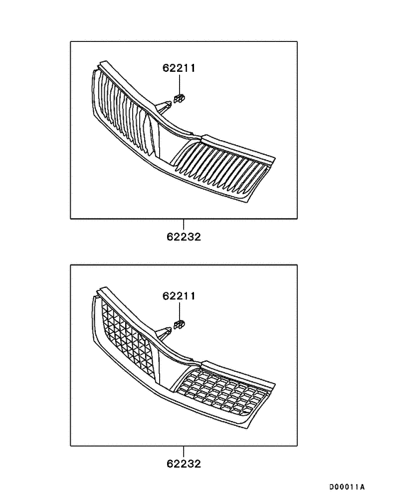 Radiator grille,headlamp bezel
