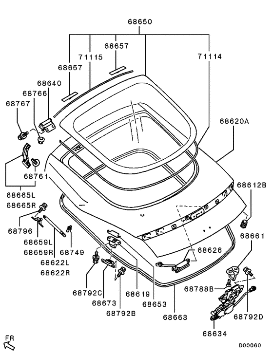 Tailgate panel & glass