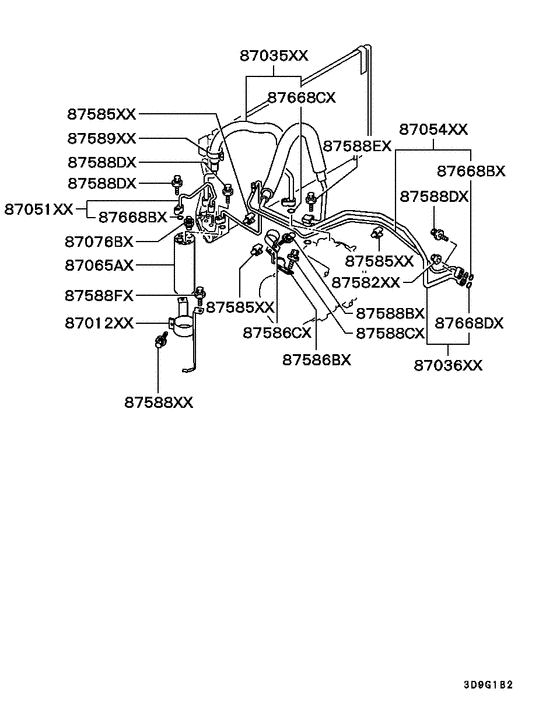 A/c cond, piping(auto,full:a)