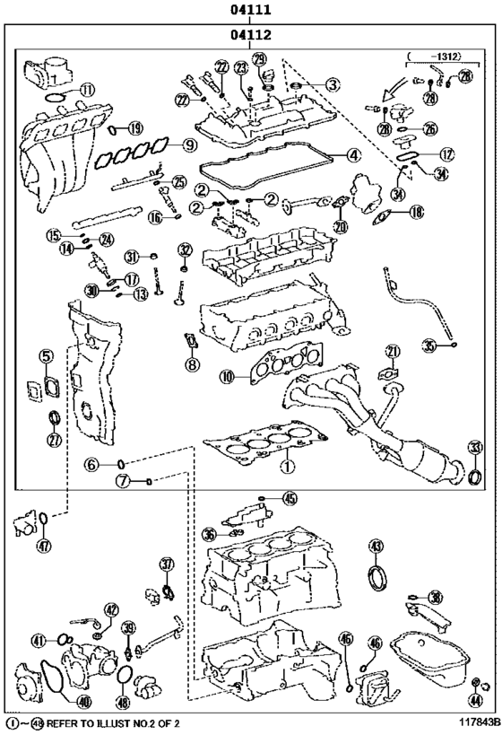 Engine Overhaul Gasket Kit