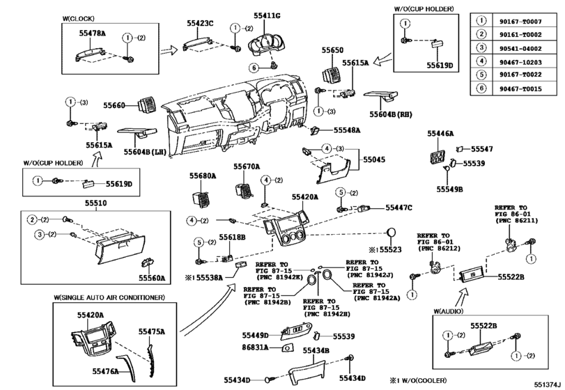 Instrument Panel & Glove Compartment