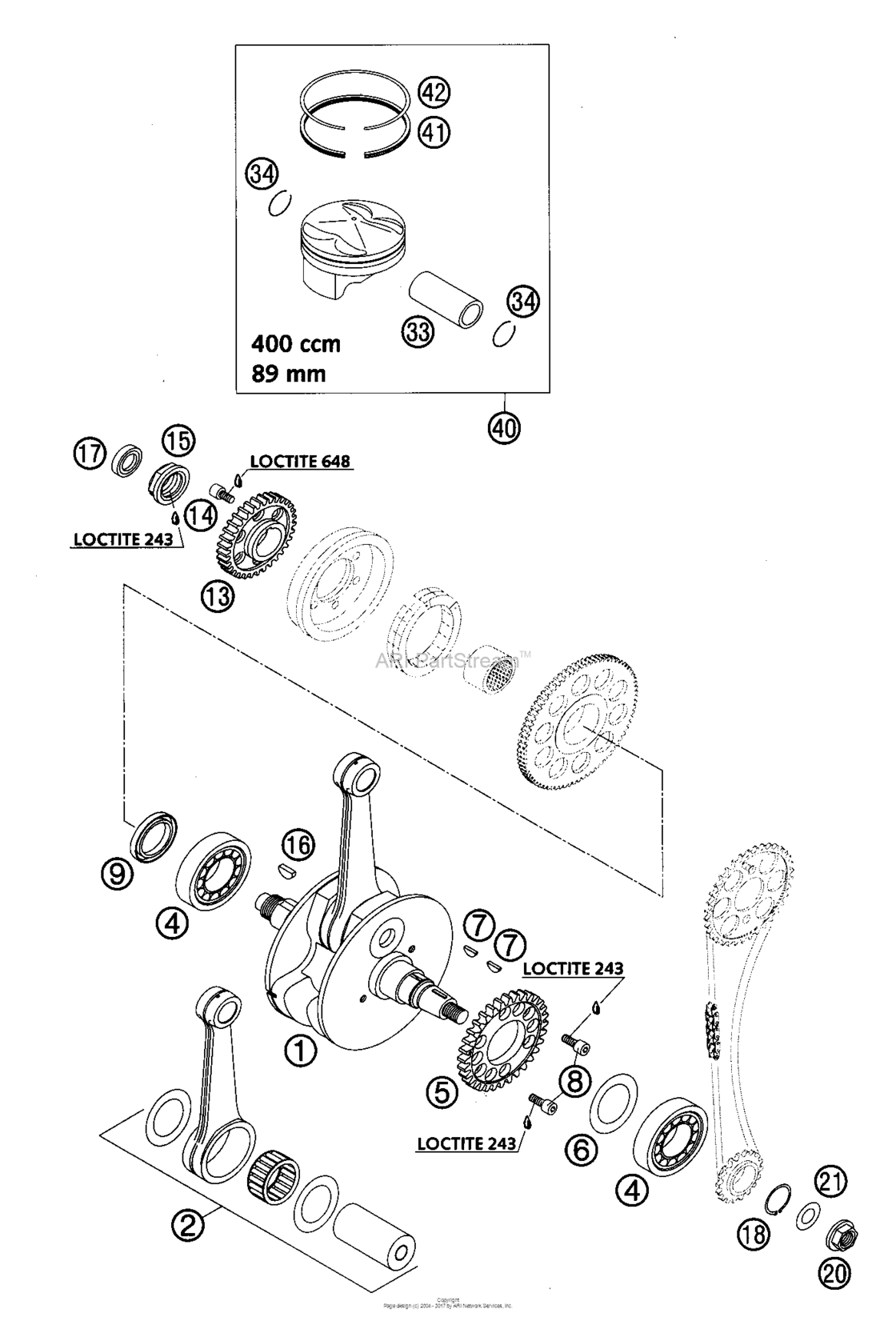 Crankshaft, Piston