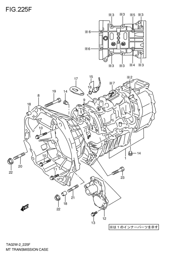 mt - transmission case