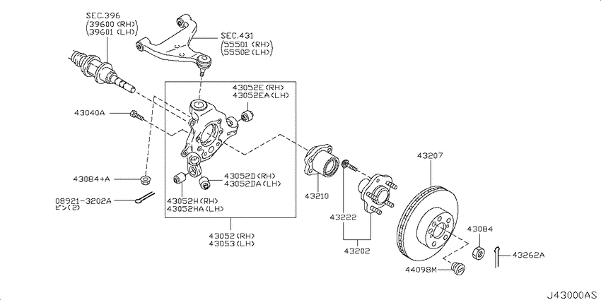 Rear axle