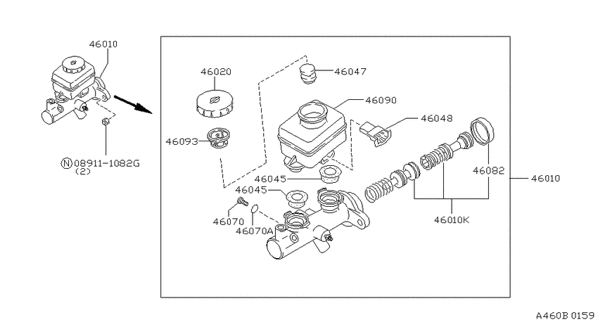 Brake master cylinder